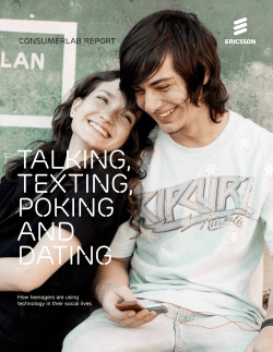 Talking, texting, poking and