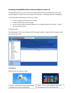 Activating Compatibility View in Internet Explorer version 10