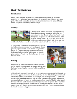 Rugby for Beginners Introduction