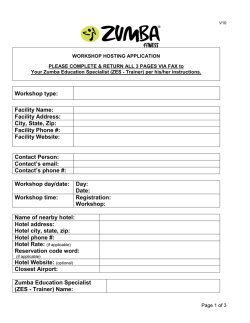 WORKSHOP HOSTING APPLICATION