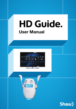 HD Guide. User Manual