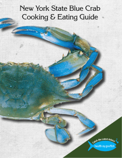 New York State Blue Crab Cooking &amp; Eating Guide