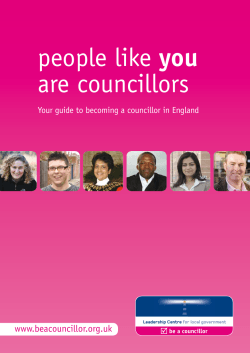 people like are councillors you www.beacouncillor.org.uk