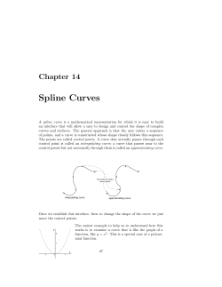 Spline Curves Chapter 14