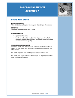 acTiviTy 5 basic banking services How.to.Write.a.Check.