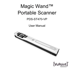 Magic Wand™ Portable Scanner PDS-ST470-VP User Manual