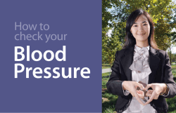 Blood Pressure How to check your