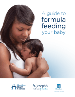 formula feeding A guide to your baby