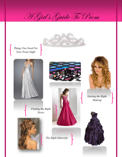 A Girl’s Guide To Prom  Things You Need For Your Prom Night