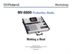 MV-8800 Making a Beat Production Studio ®ÂØÒÅˆÎ