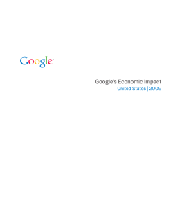 Google’s Economic Impact United States | 2009