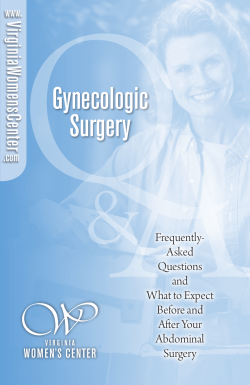 Gynecologic Surgery Virg inia