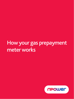 How your gas prepayment meter works