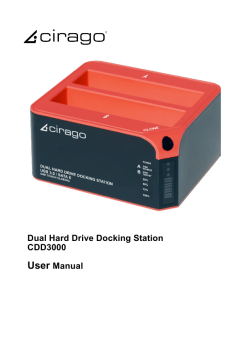 User Dual Hard Drive Docking Station CDD3000