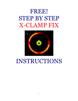 FREE! STEP BY STEP INSTRUCTIONS X-CLAMP FIX