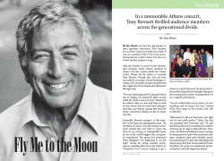 s Tony Bennett In a memorable Athens concert, Tony Bennett thrilled audience members