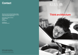Think architecture Contact