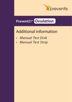 Additional information Ovulation Prevent
