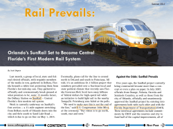 Rail Prevails: Orlando’s SunRail Set to Become Central