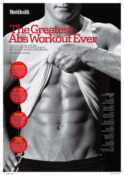The Greatest Abs Workout Ever M Unleash your abs with this