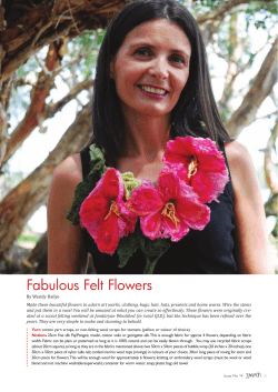Fabulous Felt Flowers