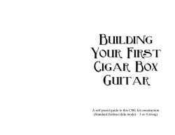 Building  Your First Cigar Box