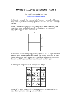 MATHS CHALLENGE SOLUTIONS – PART 2  Burkard Polster and Marty Ross