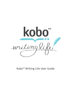 Kobo™ Writing Life User Guide