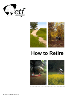 How to Retire ET-4133 (REV 5/2013)