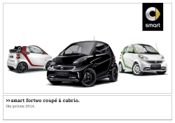 &gt;&gt;smart fortwo coupé &amp; cabrio. the prices 2014.