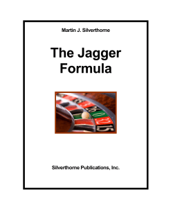 The Jagger Formula  Martin J. Silverthorne