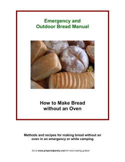 Emergency and Outdoor Bread Manual  How to Make Bread