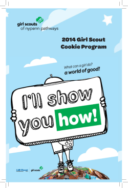 2014 Girl Scout Cookie Program