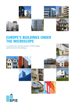 EuropE’s buildings undEr thE microscopE A country-by-country review of the energy