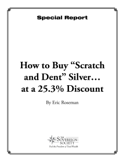 How to Buy “Scratch and Dent” Silver… at a 25.3% Discount