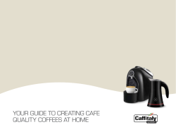 Your guide to creating cafe qualitY coffees at home