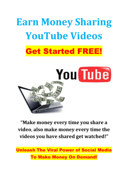 Earn Money Sharing YouTube Videos  Get Started FREE!