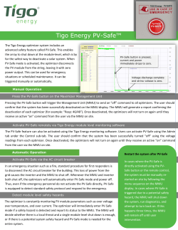 Tigo Energy PV-Safe™