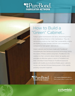 How to Build a “Green” Cabinet...