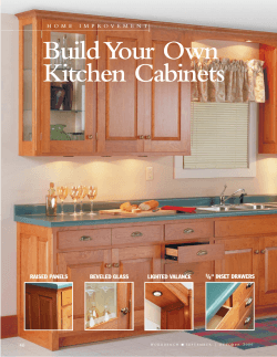 Build Your  Own Kitchen Cabinets / &#34; INSET DRAWERS