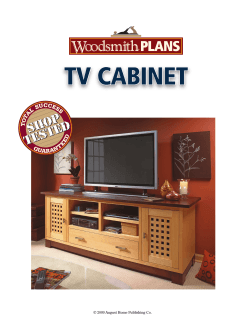 tv cabinet © 2009 August Home Publishing Co.