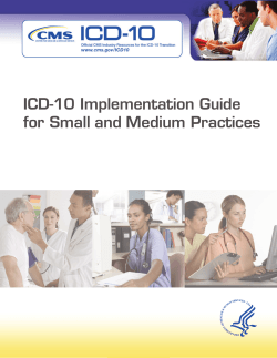 ICD-10 Implementation Guide for Small and Medium Practices