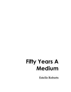 Fifty Years A Medium Estelle Roberts