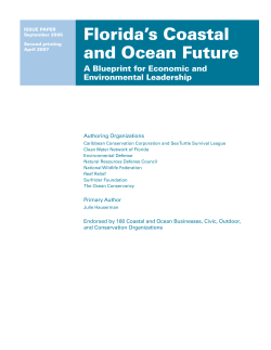 Florida’s Coastal and Ocean Future A Blueprint for Economic and Environmental Leadership