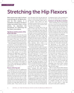 Feature Most people have tight hip flexor muscules says Dr Joe Muscolino,