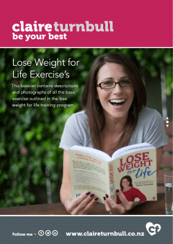 Lose Weight for Life Exercise’s be your best