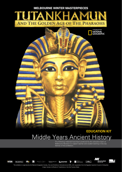 Middle Years Ancient History EDUCATION KIT