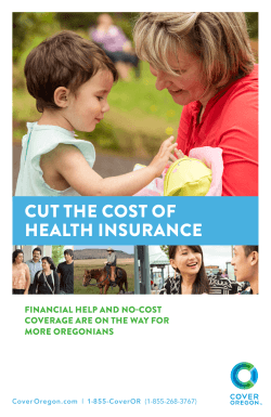 CUT THE COST OF HEALTH INSURANCE FINANCIAL HELP AND NO-COST