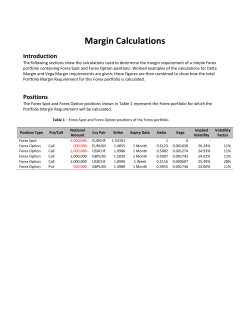 Margin Calculations Introduction