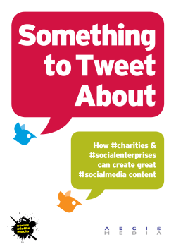 Something toTweet About How #charities &amp;